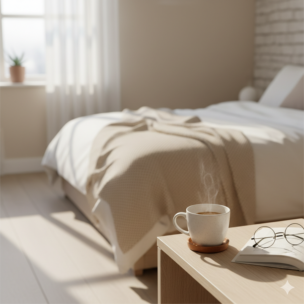 Today: slow start, clear mind calm is the flex.