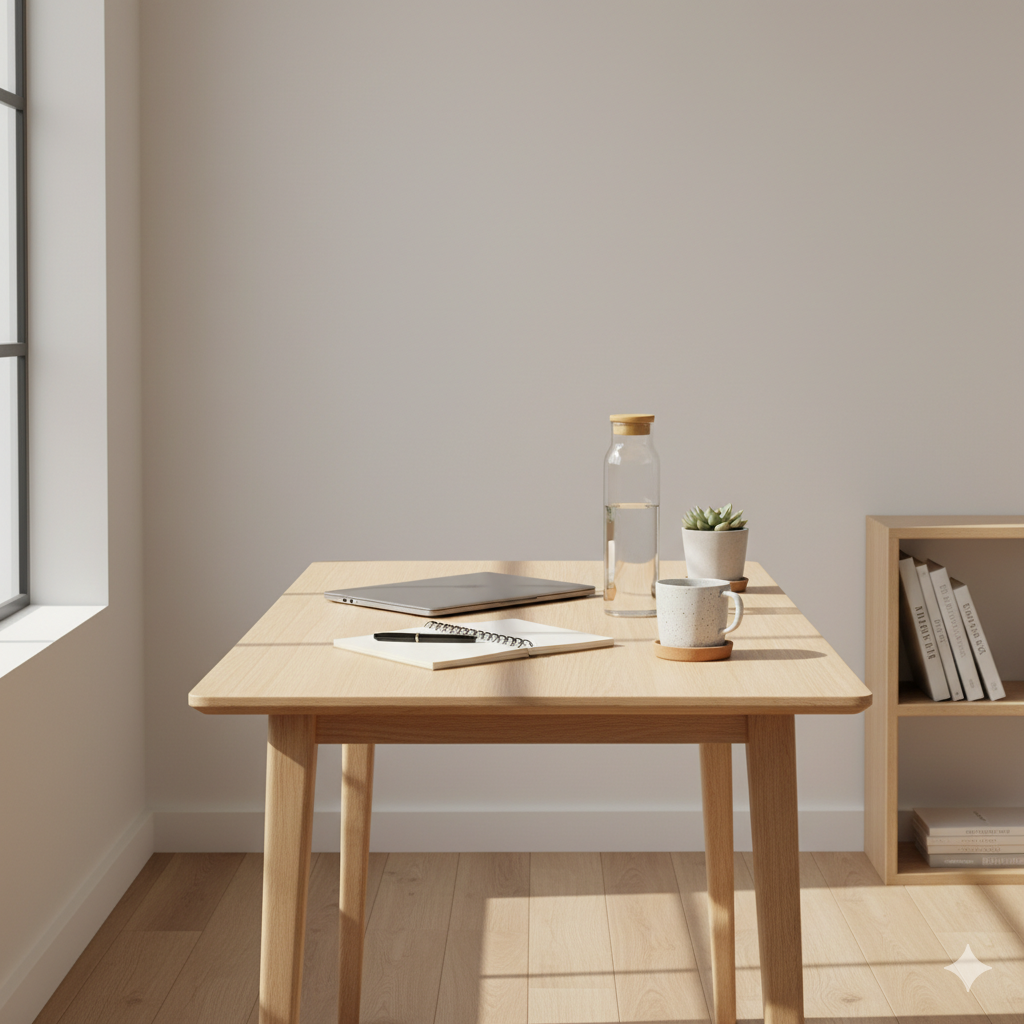 Work mode: one task at a time still works still employed, still peaceful.