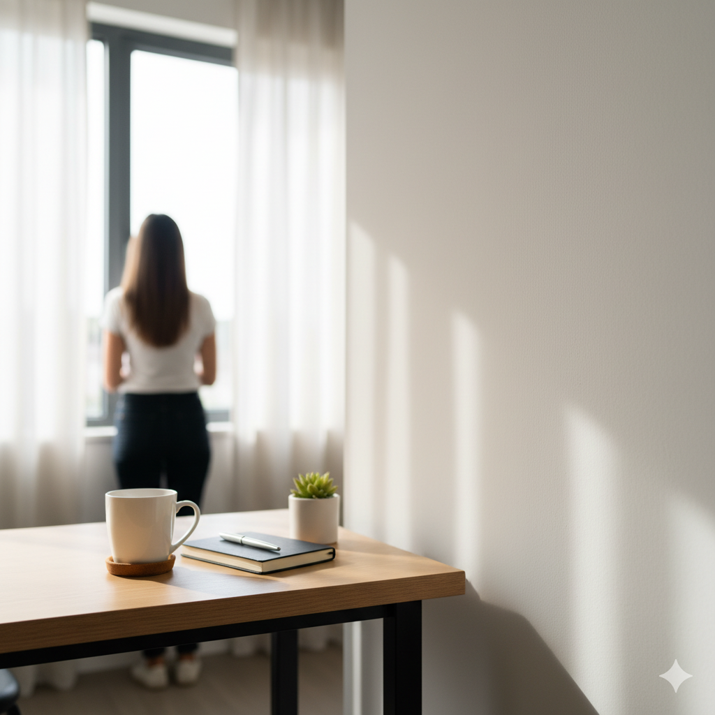 Desk mood: deep focus, no panic sprint still employed, still peaceful.