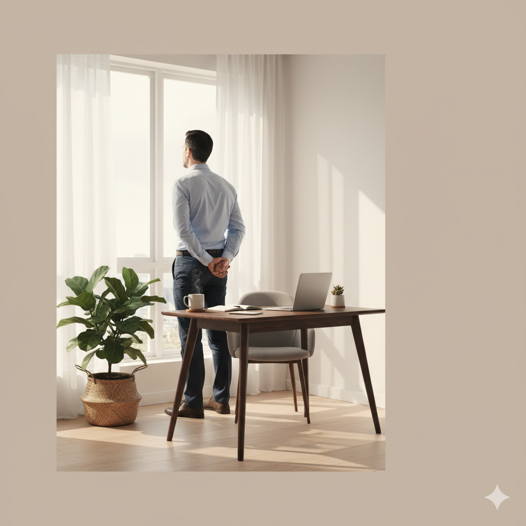 Desk mood: reply after breathing once calm is now my workflow.